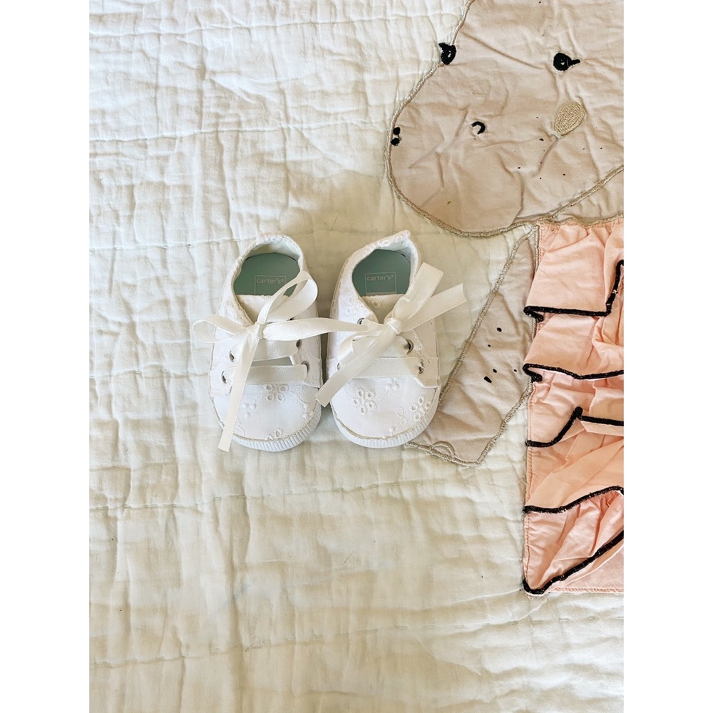 NWOT! White Eyelet Soft Shoes